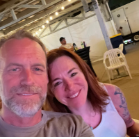     Christy and her husband Robert