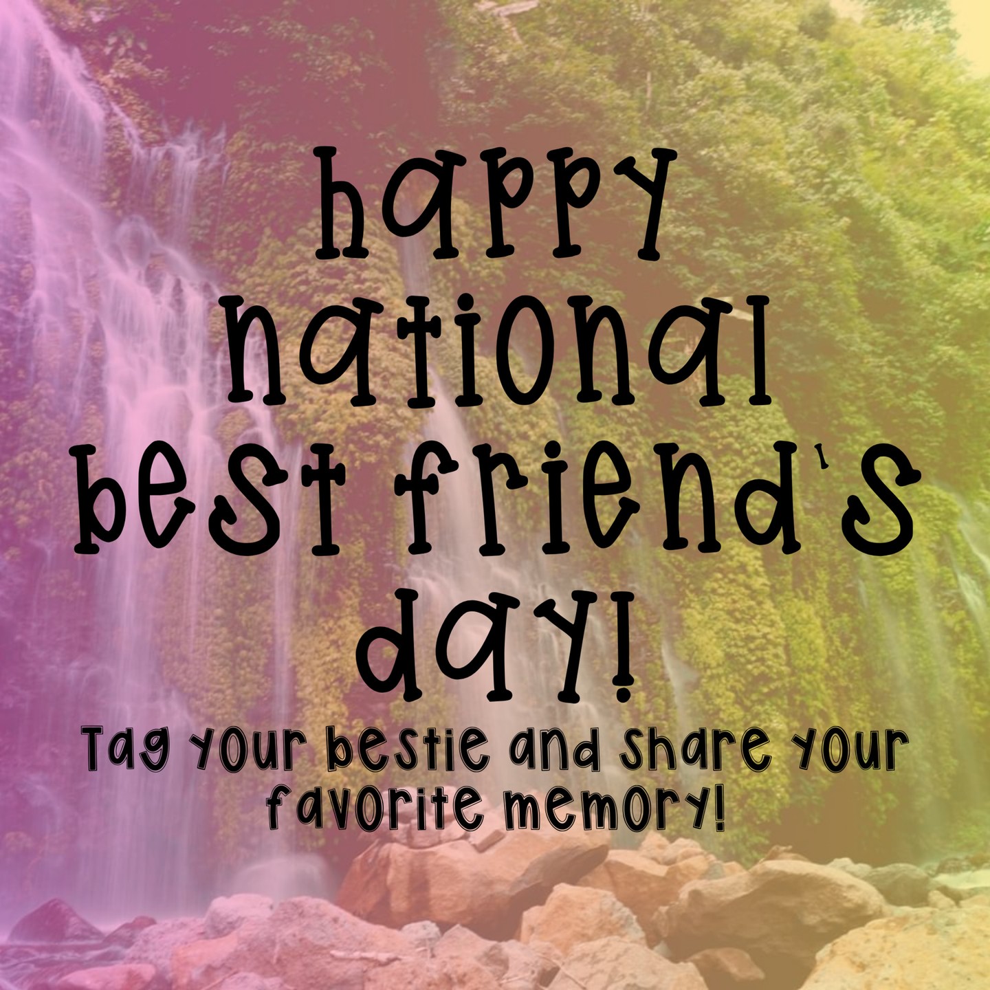 Happy National Best Friend's Day!
Tag your bestie and share your favorite memory! 👯‍♀️