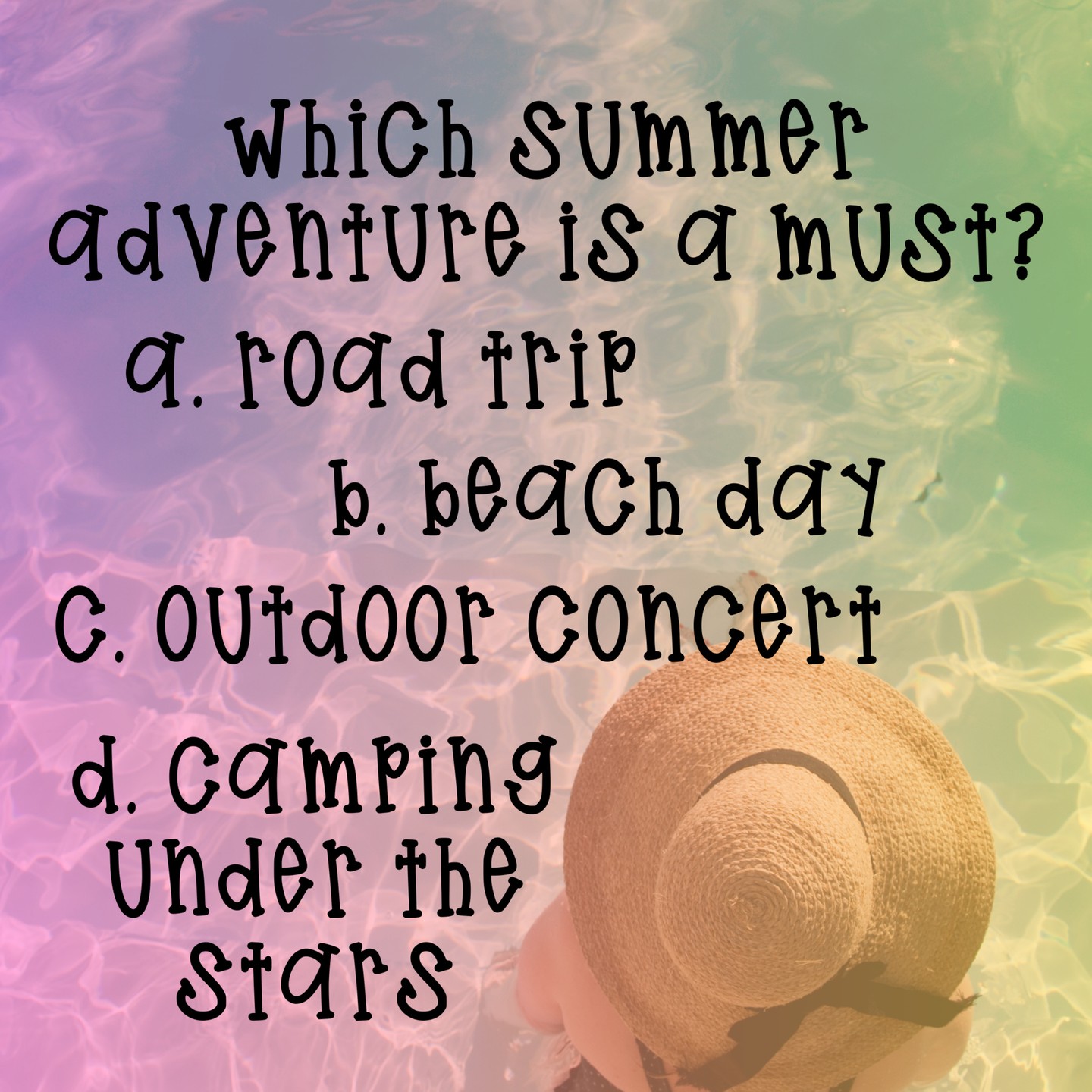 Which summer adventure is a must? 😎